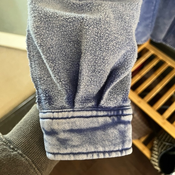 French Terry high-low jacket cardigan - Picture 2 of 5